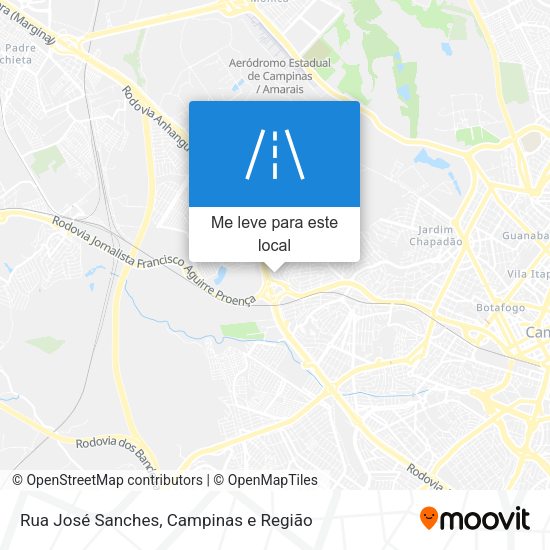 Rua José Sanches mapa