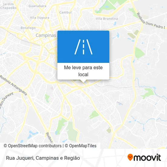 Rua Juqueri mapa