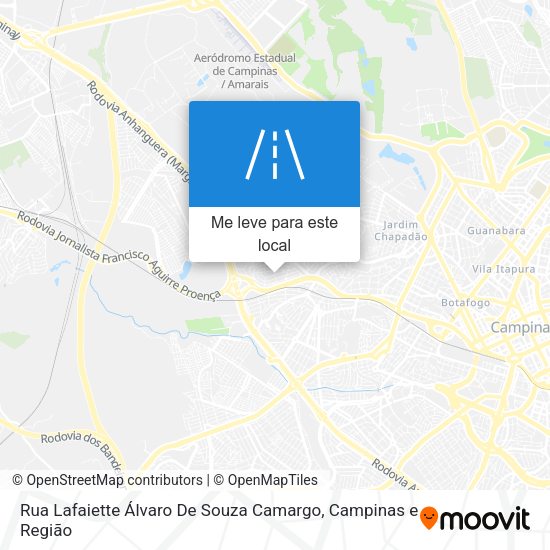 Rua Lafaiette Álvaro De Souza Camargo mapa