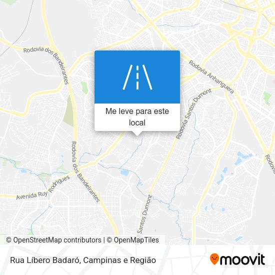 Rua Líbero Badaró mapa