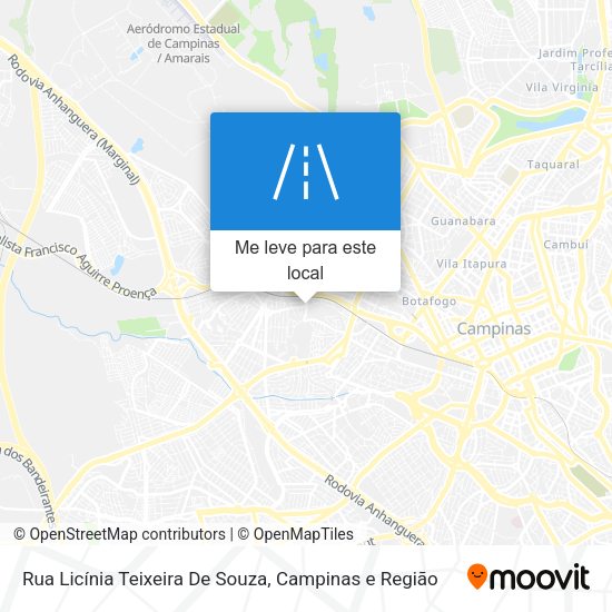 Rua Licínia Teixeira De Souza mapa