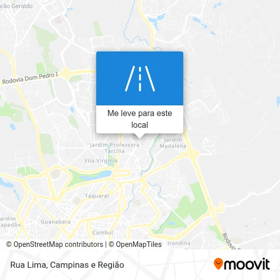 Rua Lima mapa