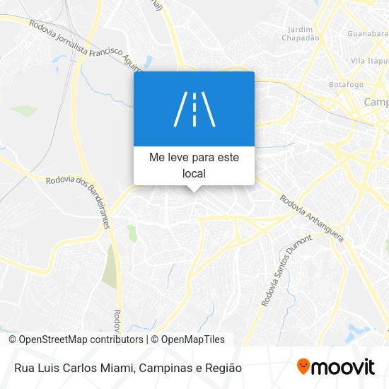 Rua Luis Carlos Miami mapa
