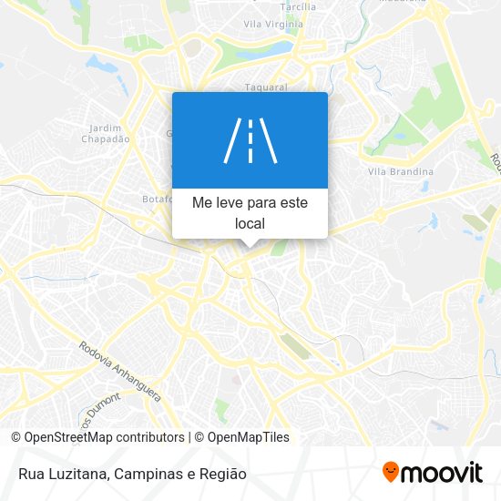 Rua Luzitana mapa