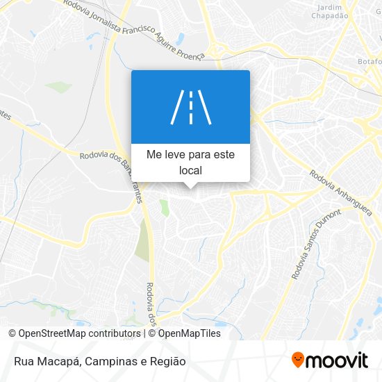 Rua Macapá mapa