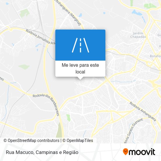 Rua Macuco mapa