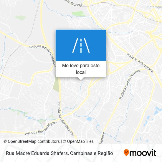 Rua Madre Eduarda Shafers mapa