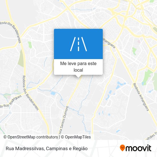 Rua Madressilvas mapa