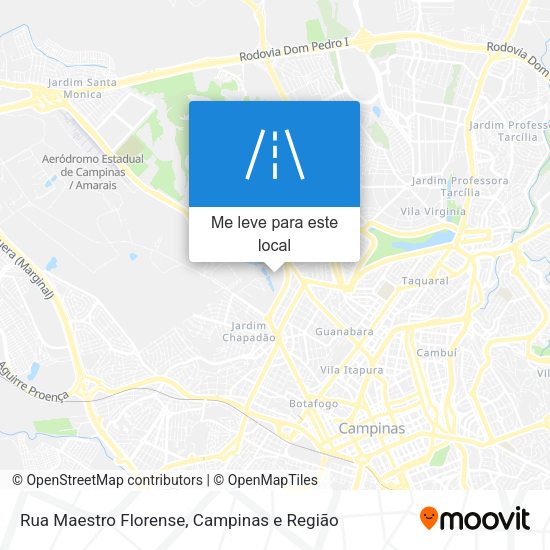 Rua Maestro Florense mapa