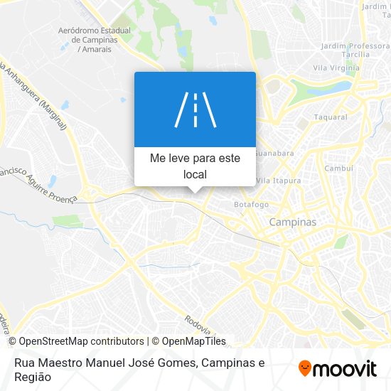 Rua Maestro Manuel José Gomes mapa