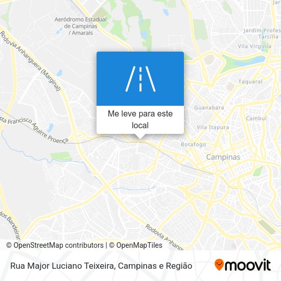 Rua Major Luciano Teixeira mapa