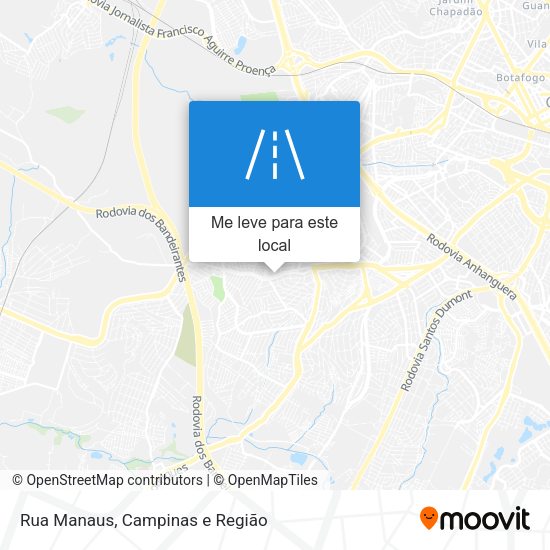 Rua Manaus mapa