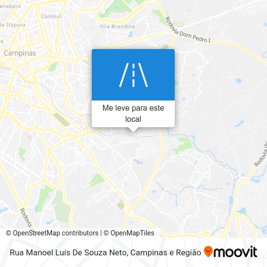 Rua Manoel Luís De Souza Neto mapa