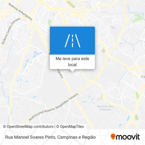 Rua Manoel Soares Pinto mapa