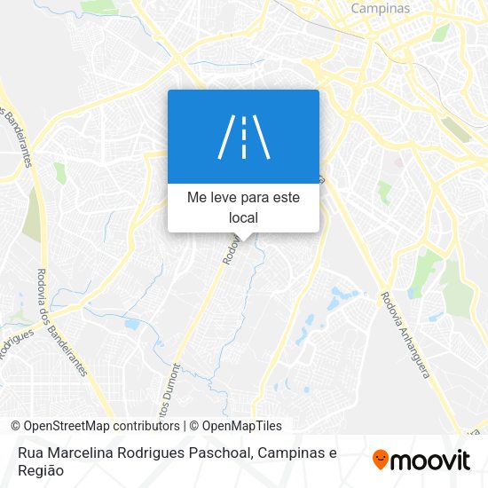 Rua Marcelina Rodrigues Paschoal mapa