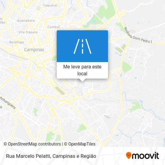 Rua Marcelo Pelatti mapa