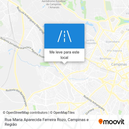 Rua Maria Aparecida Ferreira Rozo mapa