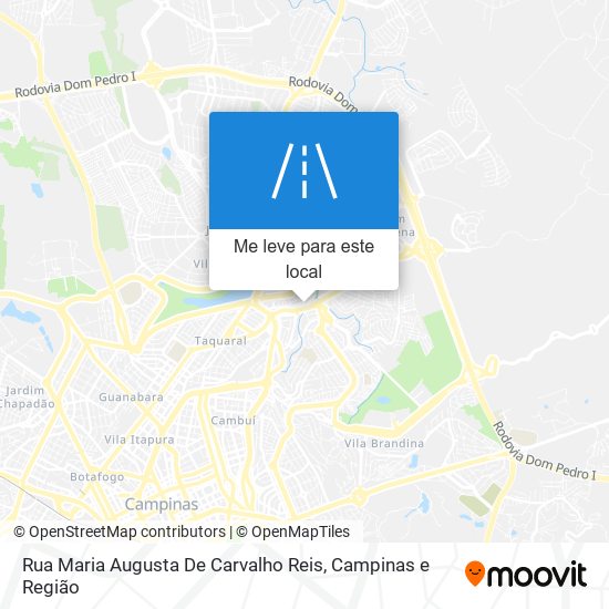 Rua Maria Augusta De Carvalho Reis mapa