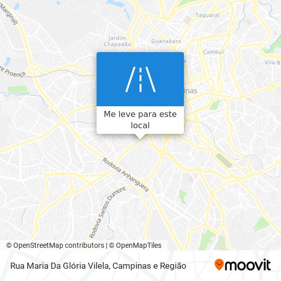 Rua Maria Da Glória Vilela mapa