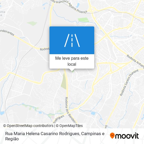 Rua Maria Helena Casarino Rodrigues mapa