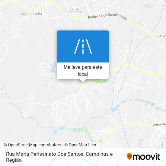 Rua Maria Perissinato Dos Santos mapa