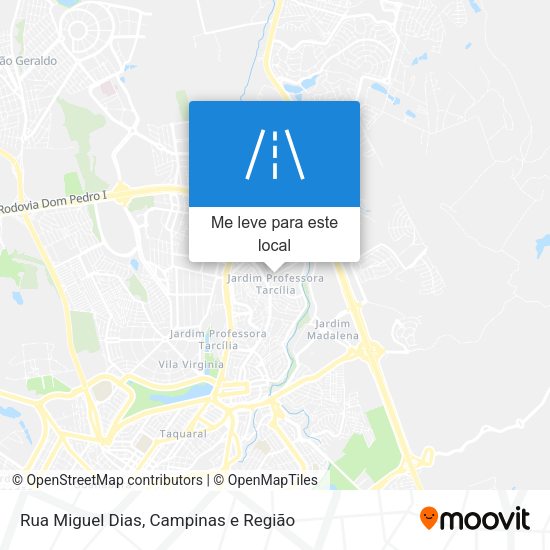Rua Miguel Dias mapa