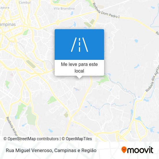 Rua Miguel Veneroso mapa