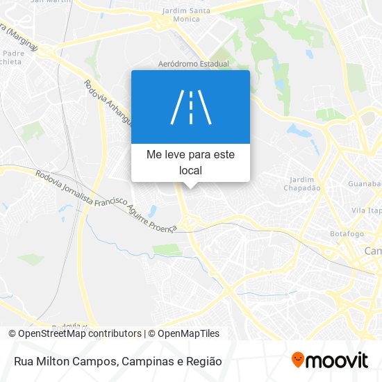 Rua Milton Campos mapa