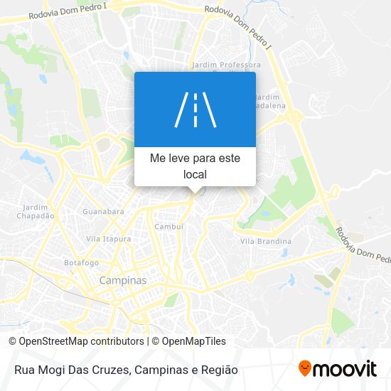 Rua Mogi Das Cruzes mapa