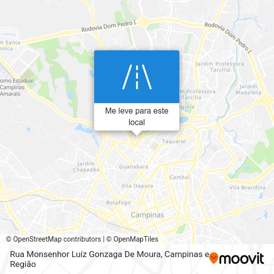 Rua Monsenhor Luíz Gonzaga De Moura mapa