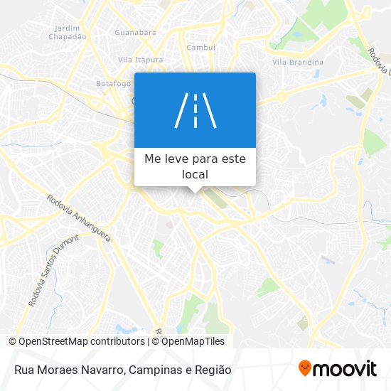 Rua Moraes Navarro mapa