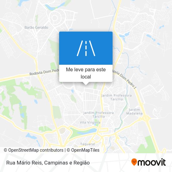 Rua Mário Reis mapa