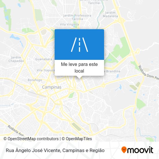 Rua Ângelo José Vicente mapa
