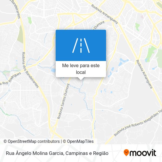 Rua Ângelo Molina Garcia mapa