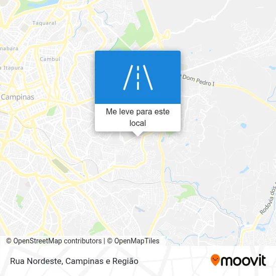Rua Nordeste mapa