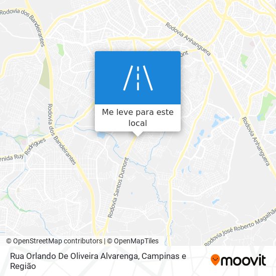 Rua Orlando De Oliveira Alvarenga mapa