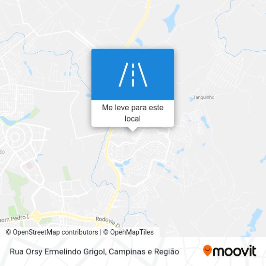 Rua Orsy Ermelindo Grigol mapa