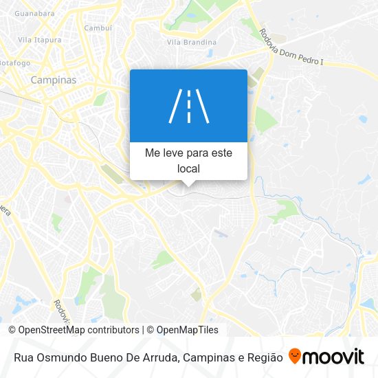 Rua Osmundo Bueno De Arruda mapa