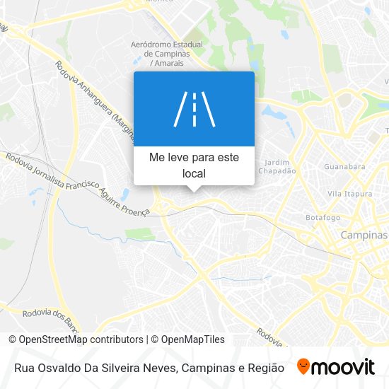 Rua Osvaldo Da Silveira Neves mapa