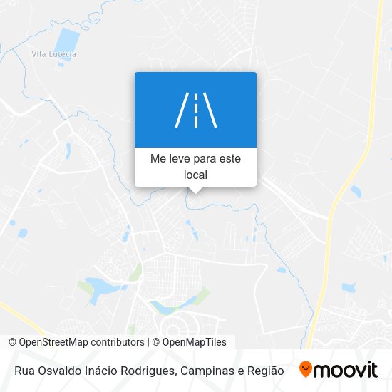 Rua Osvaldo Inácio Rodrigues mapa