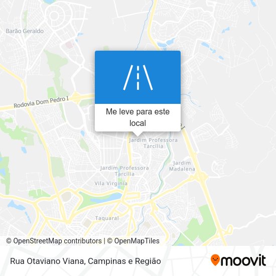 Rua Otaviano Viana mapa