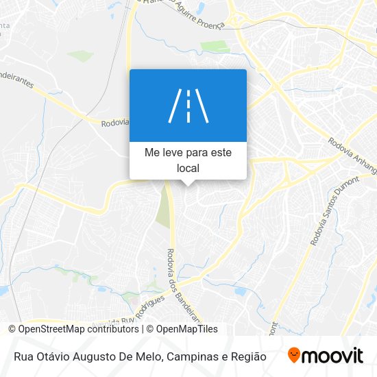 Rua Otávio Augusto De Melo mapa