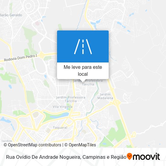 Rua Ovídio De Andrade Nogueira mapa