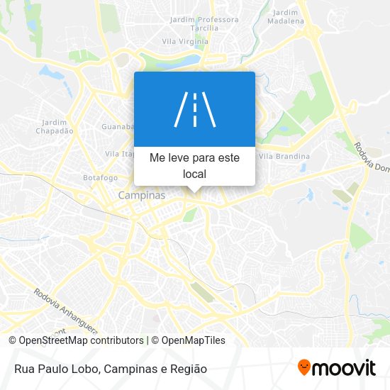 Rua Paulo Lobo mapa