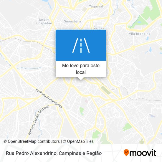 Rua Pedro Alexandrino mapa