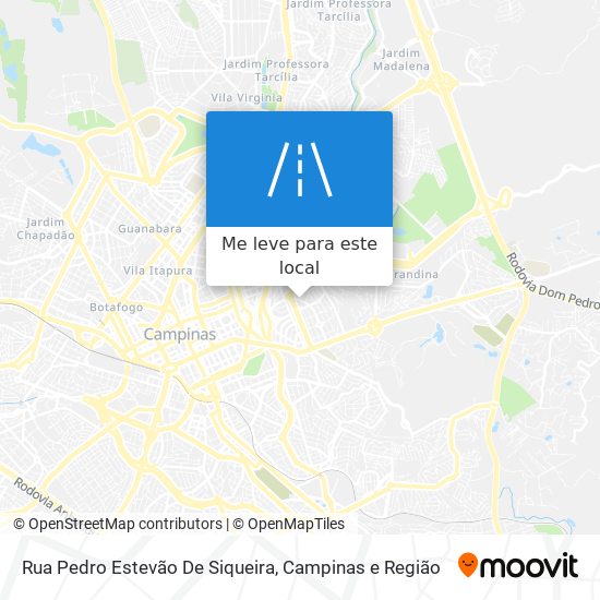 Rua Pedro Estevão De Siqueira mapa