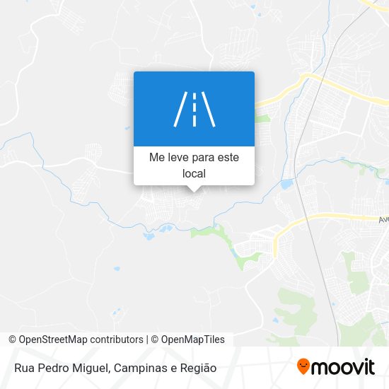 Rua Pedro Miguel mapa