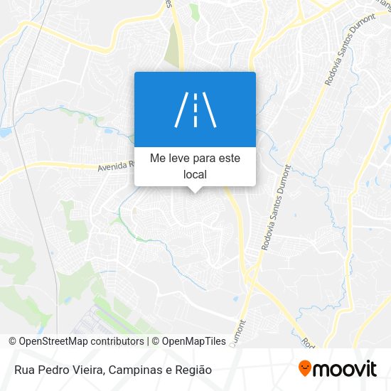 Rua Pedro Vieira mapa