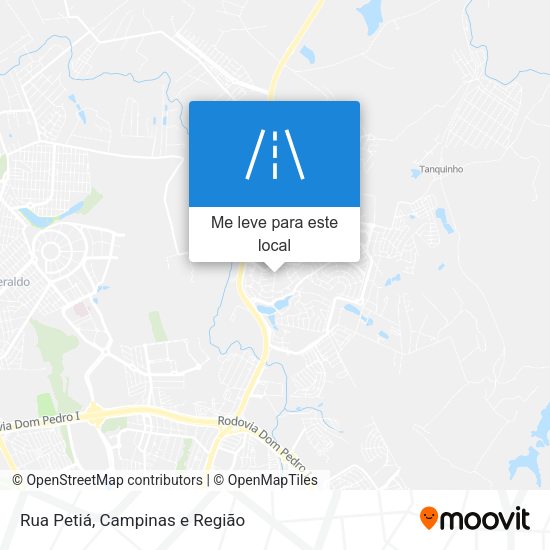 Rua Petiá mapa