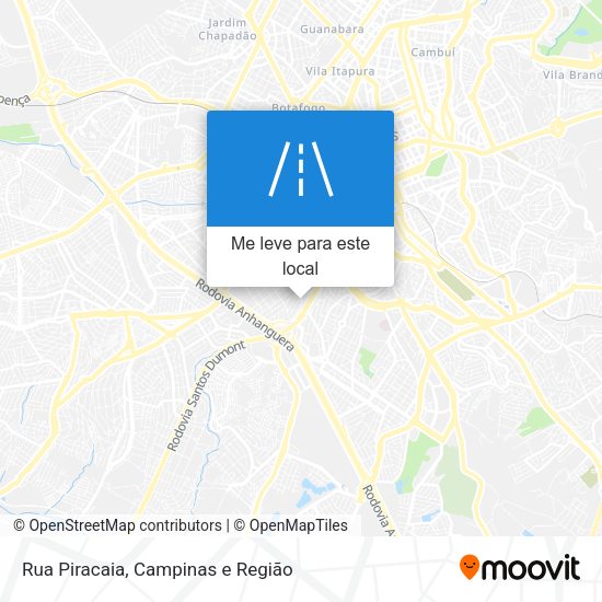 Rua Piracaia mapa